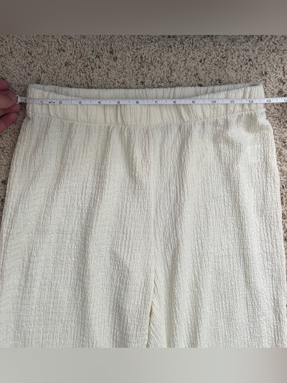 Et clet Cream Ribbed Button-Up Set - Picture 9 of 16